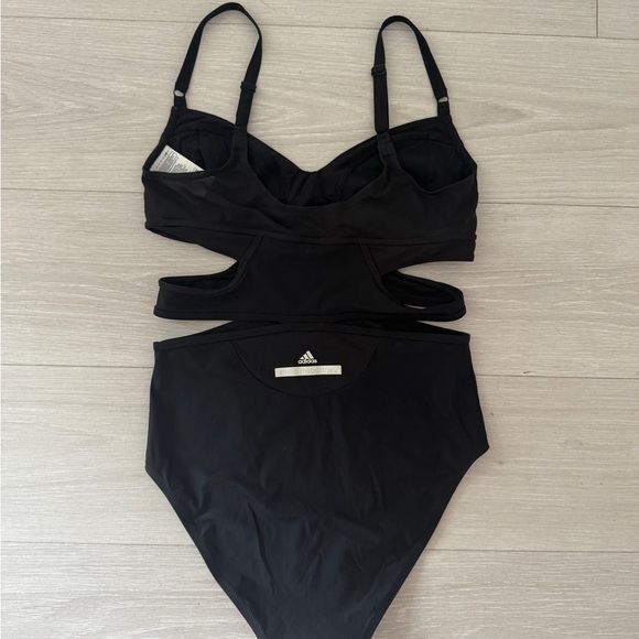Black Cutout One-Piece Swimsuit Adidas - Picture 9 of 10